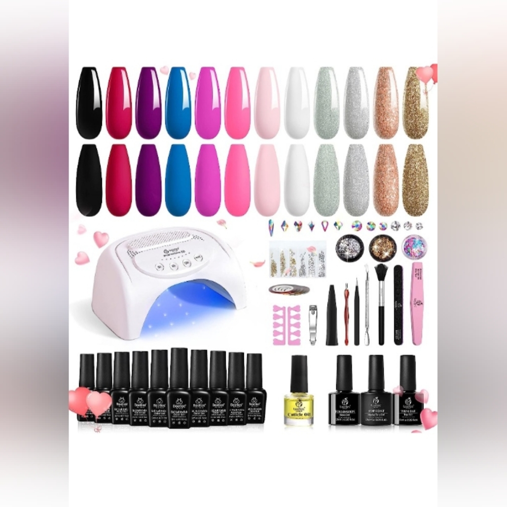 Beetles brand complete gel nail manicure kit